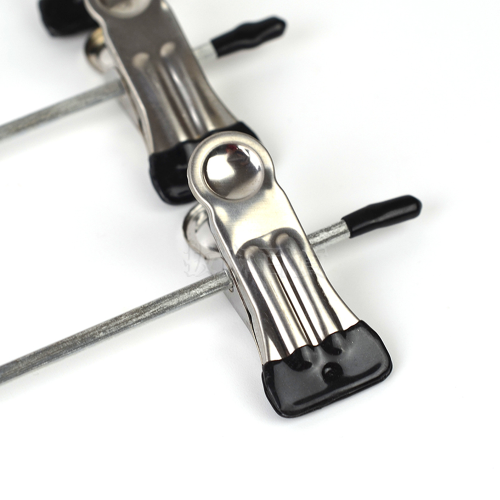 [現貨][台灣出貨]褲夾 褲架 裙架 裙夾 鍍鋅 防滑夾頭 防滑裙夾 衣架-細節圖5