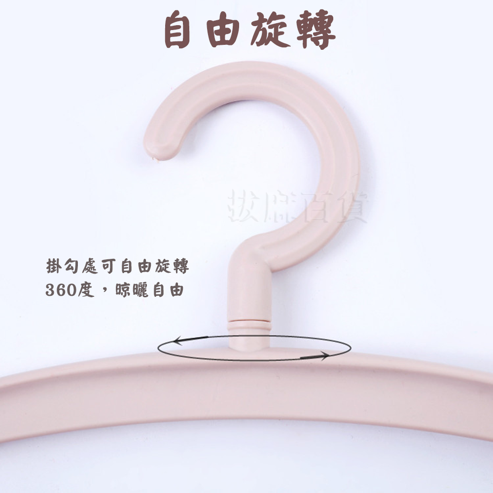 [現貨][台灣出貨]衣架 曬衣架 晾衣架 曬衣 寬肩 西裝 冬天衣架 無痕 日常用品 掛勾可360度旋轉-細節圖5