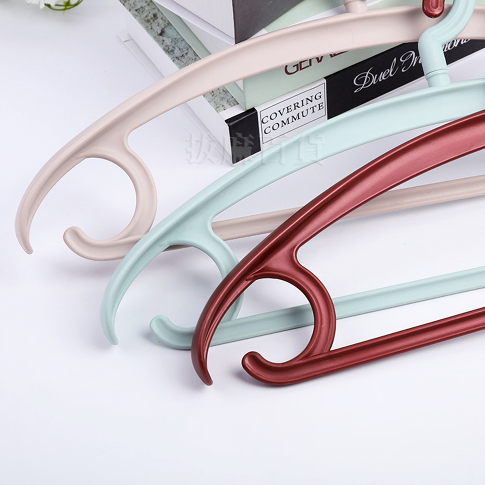 [現貨][台灣出貨]衣架 曬衣架 晾衣架 曬衣 寬肩 西裝 冬天衣架 無痕 日常用品 掛勾可360度旋轉-細節圖8