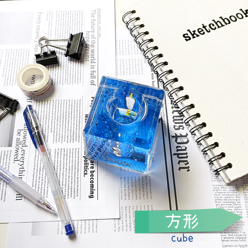 [現貨][台灣出貨]筆筒 造型筆筒 桌上擺飾 創意筆筒 油漏 壓克力 療癒 藝品 禮品 生日禮物 交換禮物 學生 上班族-細節圖11