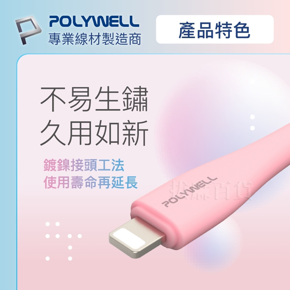[現貨][台灣出貨]充電線 TypeC Lightning 快充線 PD 閃充線 快充 寶利威爾 i8 i10 i14-細節圖7