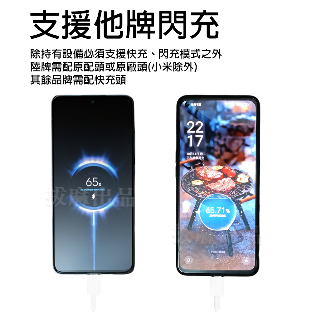 [現貨][台灣出貨]充電線 快充線 三星 QC 傳輸線 TypeC USB快充 手機充電線 閃充線 小米 OPPO 華碩-細節圖4
