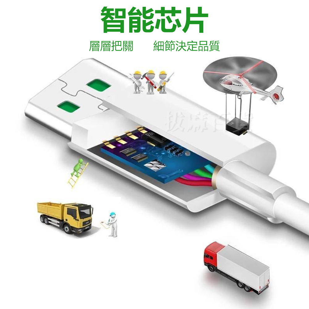 [現貨][台灣出貨]VOOC OPPO 充電線 閃充線 快充線 閃充 快充 20W 4A 傳輸線 低溫低壓 大電流-細節圖3