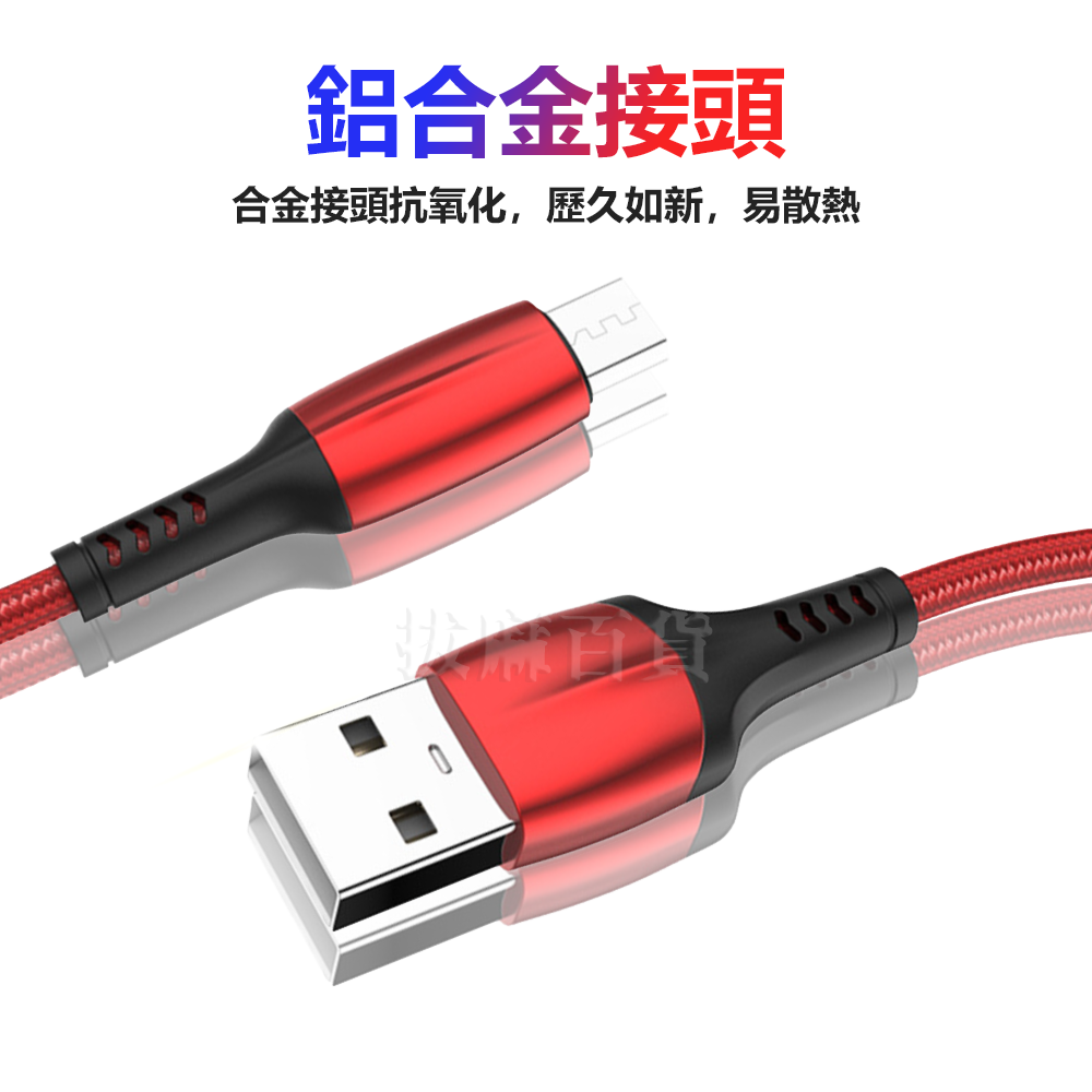 [現貨][台灣出貨]充電線 快充線 閃充線 快充 閃充 傳輸線 數據線 編織線 充電傳輸線 TypeC QC3.0-細節圖7