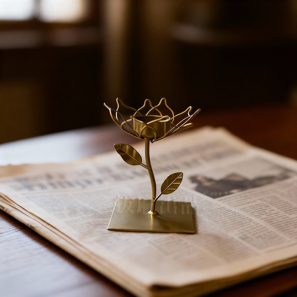 [現貨][台灣出貨]燭台 鐵製燭台 金屬燭台 裝飾品 浪漫燭台 復古燭台 歐式燭台 造型 擺飾 裝飾 禮品 禮物-細節圖6