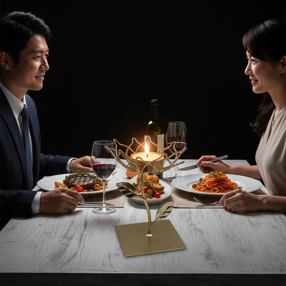 [現貨][台灣出貨]燭台 鐵製燭台 金屬燭台 裝飾品 浪漫燭台 復古燭台 歐式燭台 造型 擺飾 裝飾 禮品 禮物-細節圖9