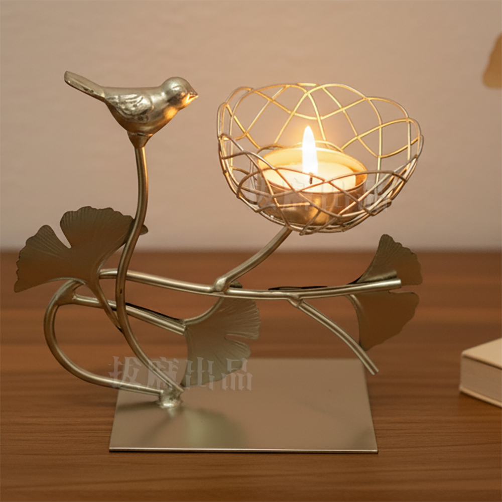 [現貨][台灣出貨]燭台 金屬燭台 鐵製燭台 裝飾品 浪漫燭台 復古燭台 歐式燭台 造型擺飾 裝飾 禮品 禮物 聖誕節-細節圖7