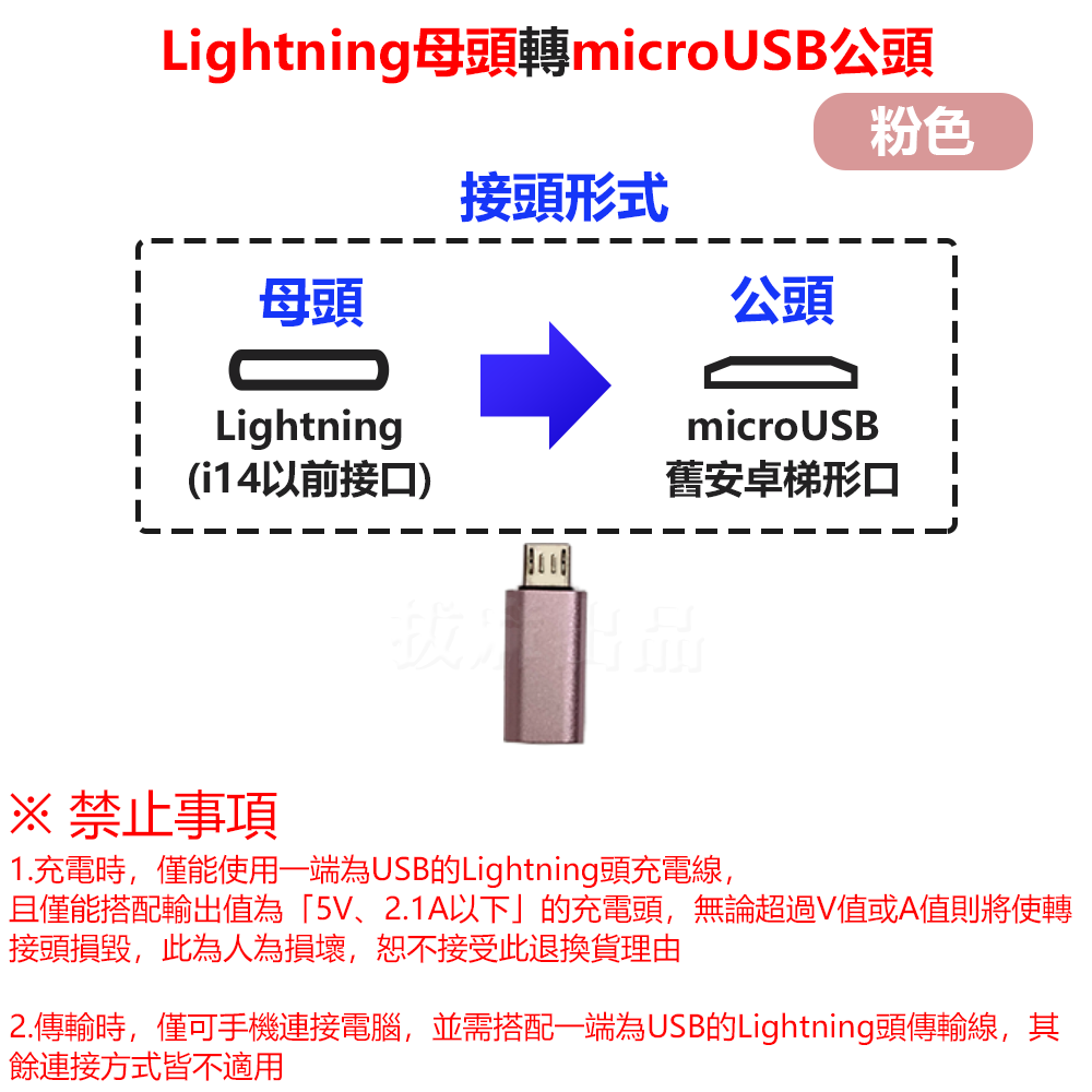 [現貨][台灣出貨]轉接頭 轉換 microUSB 舊安卓 Lightning 蘋果 轉換頭 手機轉電腦 充電轉接 傳輸-細節圖7