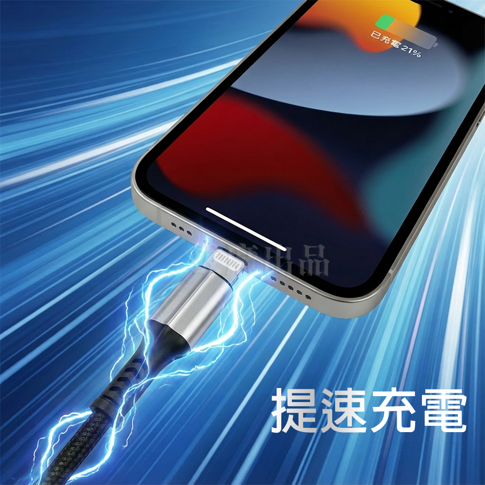 [現貨][台灣出貨]充電線 5A 手機充電線 傳輸線 iphone 充電 lightning 蘋果 i8 i10 i14-細節圖3