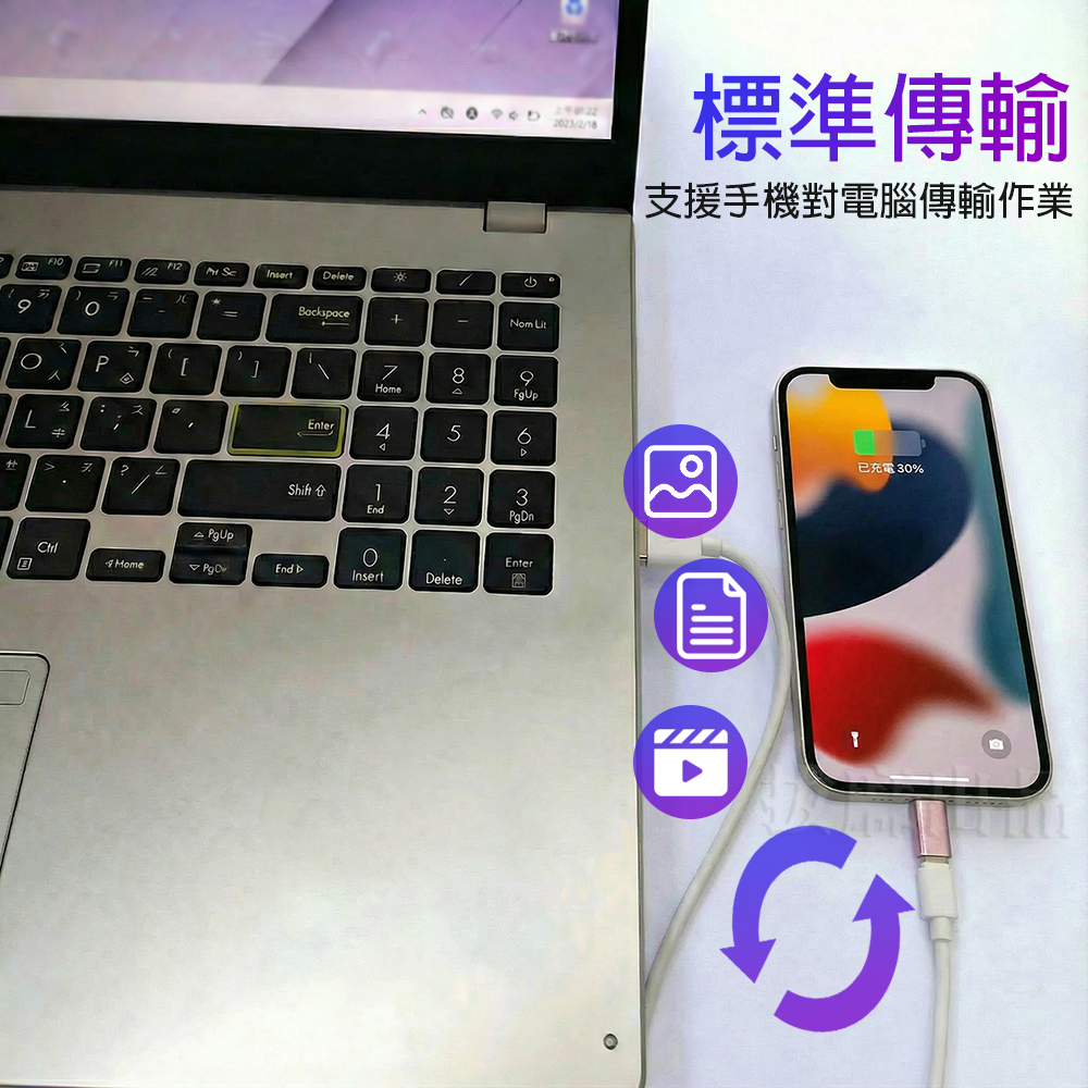 [現貨][台灣出貨]轉接頭 轉換頭 Lightning 安卓 microUSB 充電 傳輸 轉接 轉換 接頭轉換 轉電腦-細節圖7