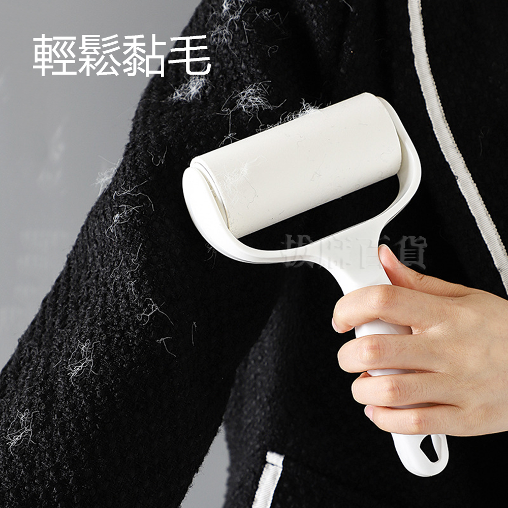[現貨][台灣出貨]黏毛滾輪 黏毛器 黏毛髮滾輪 滾筒式 黏塵紙 除塵紙 黏塵 除塵 除毛 黏毛 滾輪 膠黏拖-細節圖2
