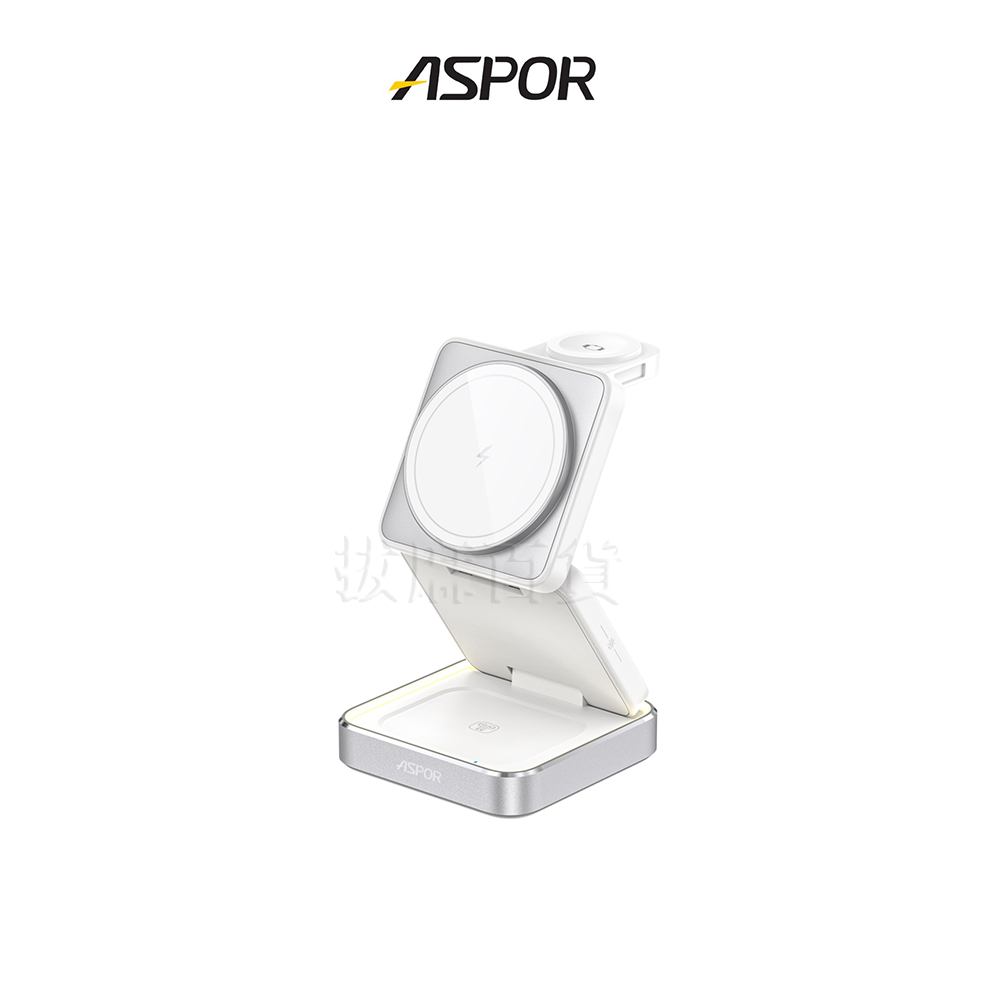 [非現貨][台灣出貨]折疊 磁吸 無線充電座 MagSafe 15W 快充 充電盤 磁吸充電 無線充 watch 充電座-細節圖10