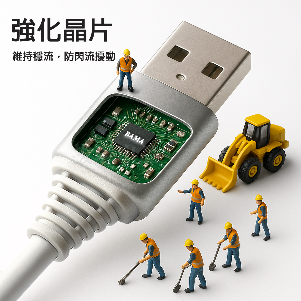 [現貨][台灣出貨]充電線 傳輸線 數據線 iphone充電 lightning 蘋果 23W 二代水管線 貝士達 i8-細節圖2