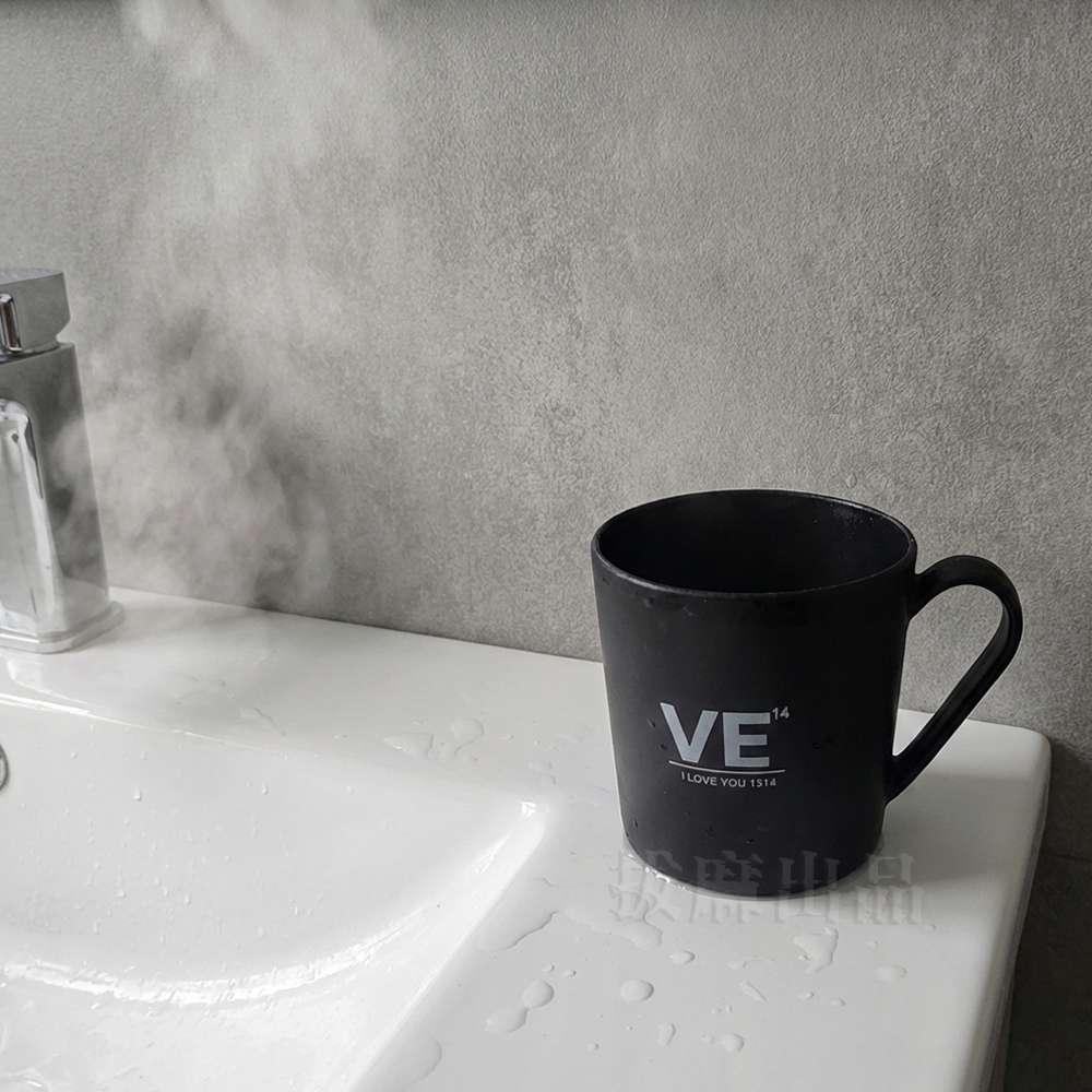 [現貨][台灣出貨]漱口杯 牙刷杯 塑膠杯 水杯 簡約 1314 珍愛 刷牙杯 牙缸 滑順手柄-細節圖6