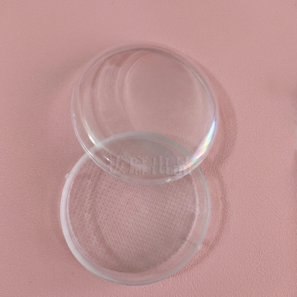 [現貨][台灣出貨]收納盒 粉餅 粉撲收納 化妝收納 透明收納盒 圓形收納盒 脫粉 好清洗-細節圖4