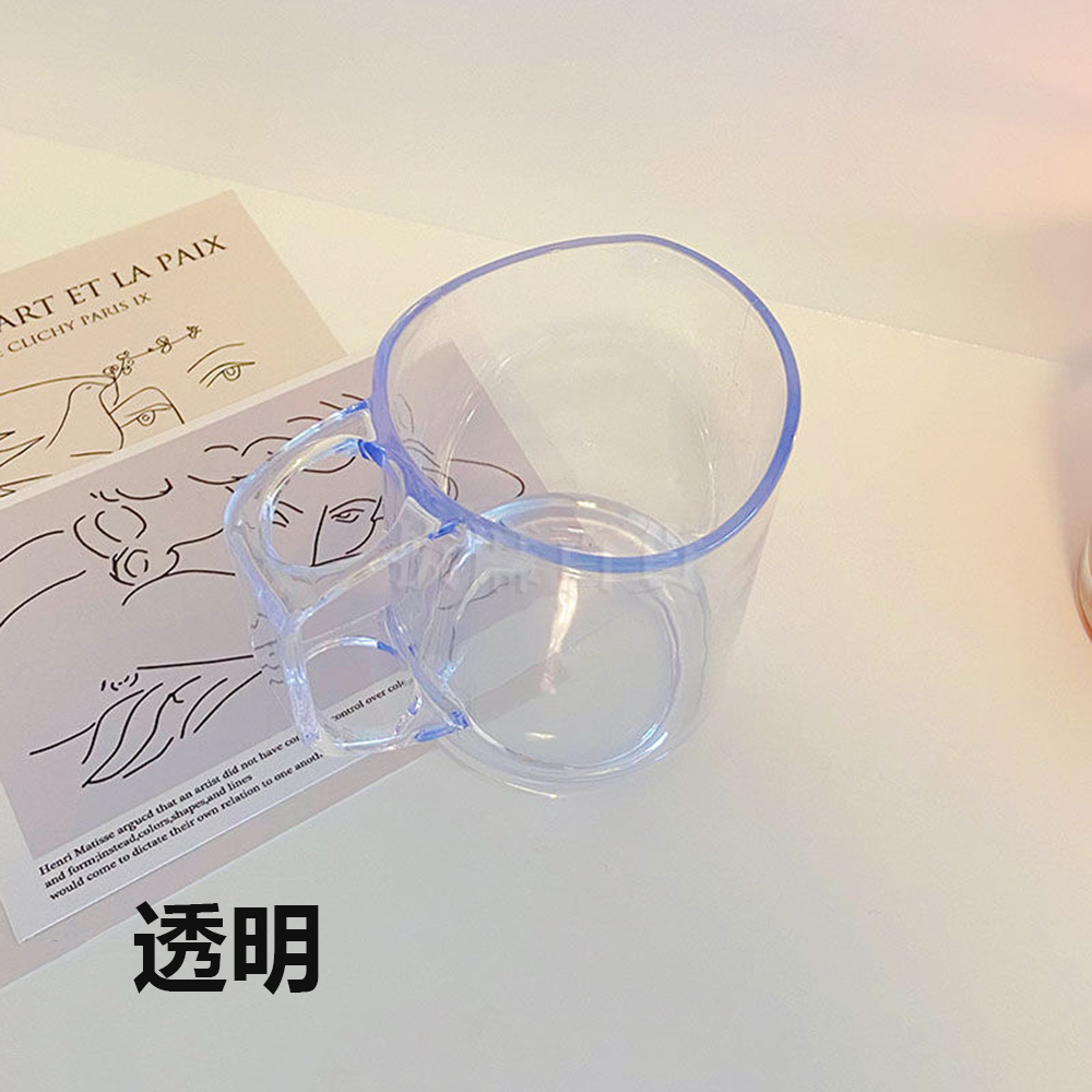 [現貨][台灣出貨]漱口杯 牙刷杯 刷牙杯 牙缸 塑膠杯 水杯 弧口 弧型 透明 無異味 耐久耐用 打磨光滑 牙刷收納-細節圖10