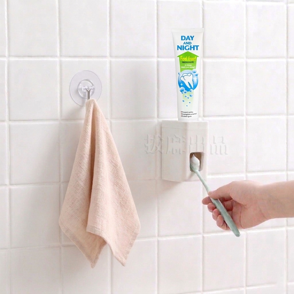 [現貨][台灣出貨]擠牙膏器 擠牙膏 牙膏擠壓 擠壓器 牙膏架 懶人救星 簡約 無痕-細節圖2