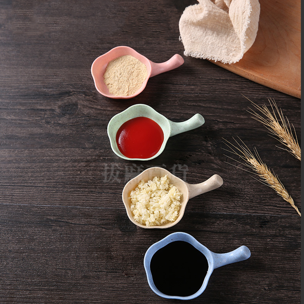 [現貨][台灣出貨]小麥秸稈 小麥 醬油碟 小菜碟 碟子 器皿 辣油碟 天然 有機 環保 健康 廚房用品 加固耐用-細節圖5