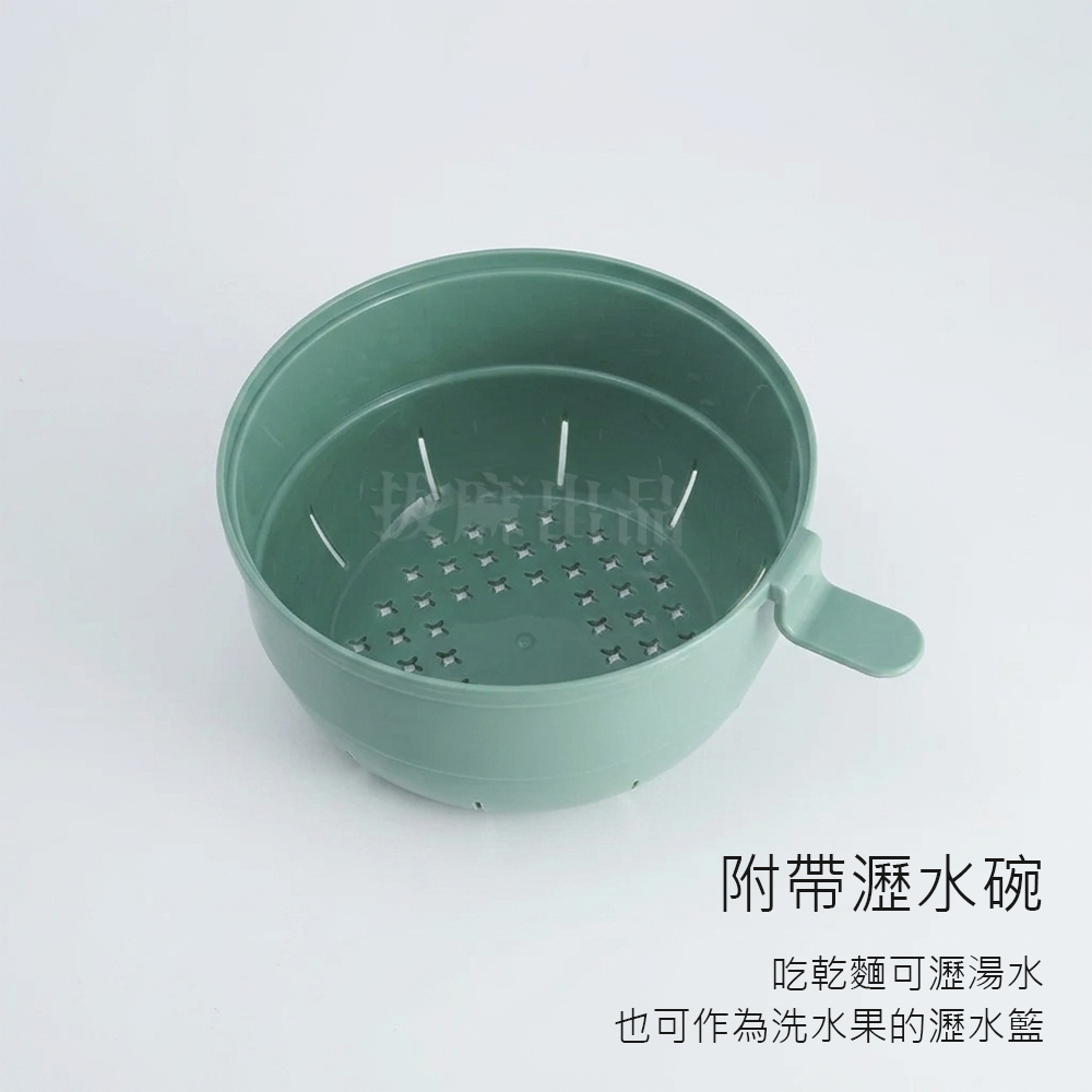 [台灣出貨]不鏽鋼 便當盒 304 不銹鋼 泡麵碗 飯盒 餐盒 便當碗 雙層 瀝水 水果籃 呷味-細節圖5