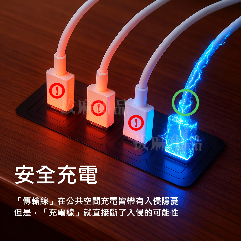 [現貨][台灣出貨]充電線 TypeC 2A 安全充電線 手機充電線 安全充電 資安防護 保護電池 三星 小米 多適用-細節圖4