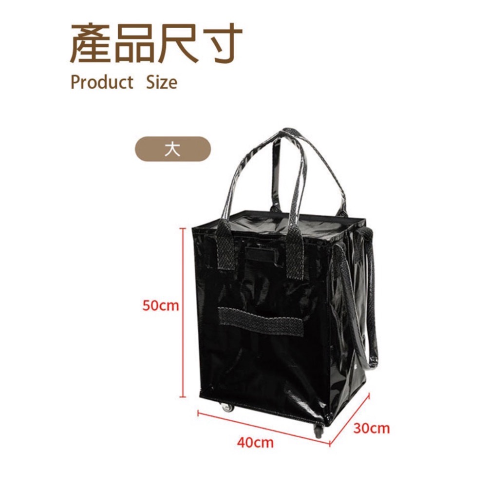 C&E防潑水浩肯包_銀色(可折疊,靜音輪）-細節圖6