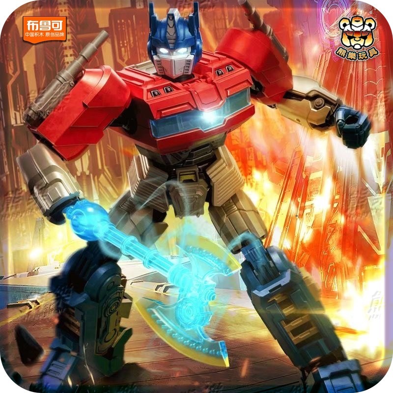 現貨🔥布魯可 變形金剛 超越版 源起 柯博文+密卡登+艾莉塔+御天敵 預購-細節圖3