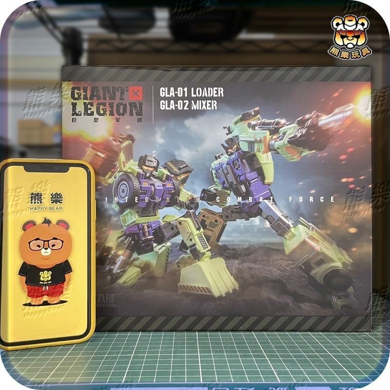 A、B套現貨C套再預購🔥機械入侵 GIANT LEGION 巨型軍團 首發小隊 重型建造者 六合體 大力神-規格圖9