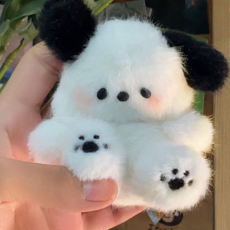 🌸葵の工作室-帕恰狗毛絨吊飾 三麗鷗吊飾 玩偶吊飾 可愛吊飾 帕恰狗腮紅玩偶 小紅書同款吊飾-細節圖4