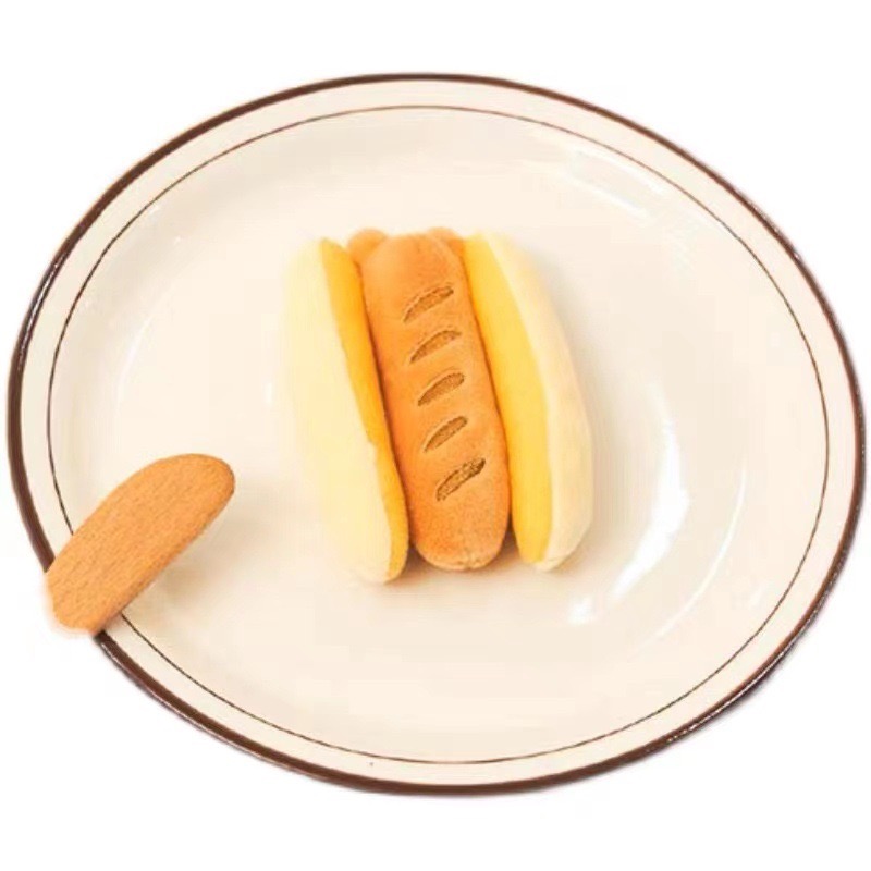 🌸葵の工作室🌸ins款小紅書爆款奶酪熱狗絨毛吊飾 奶酪🧀️吊飾 熱狗堡🌭️吊飾 絨毛吊飾-細節圖4