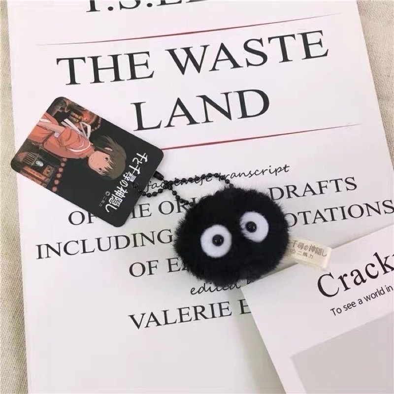 🌸葵依の工作室-［現貨不用等］小煤球 鑰匙扣 吊飾 宮崎駿 千與千尋 少女 可愛 精靈 書包 手機掛飾 包包吊飾-細節圖3