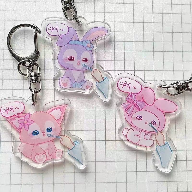 🌸葵の工作室-［現貨不用等］快塞三麗鷗吊飾｜酷洛米｜美樂蒂｜吊飾｜可愛｜學生-細節圖4