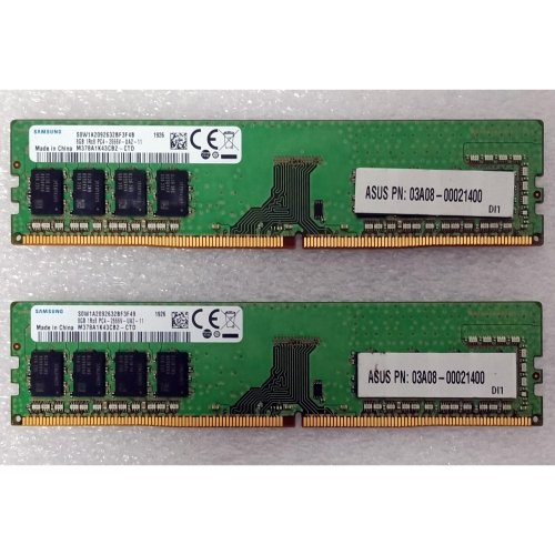 三星 SANSUNG DDR4 8G*2=16G 桌上型記憶體 單面顆粒 實體拍攝 2條不拆賣
