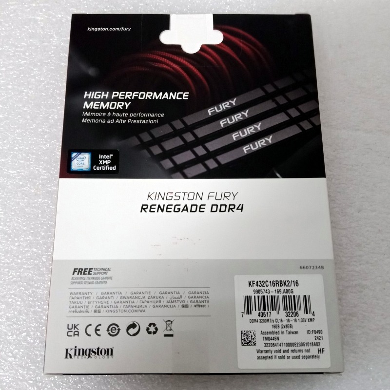 金士頓 狂怒叛徒 KF432C16RBK2/16 雙通道 16GB DDR4-3200-16GB (8GB x2)-細節圖2
