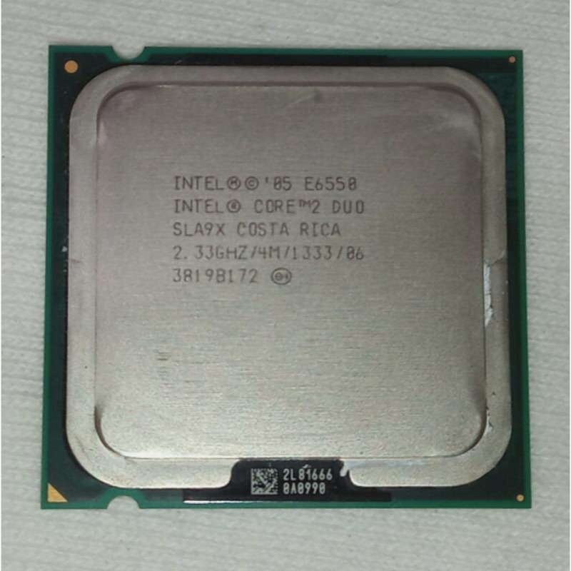 775 腳位 Intel CPU 處理器 Core 2 Duo E5500+E6550共2顆-細節圖2