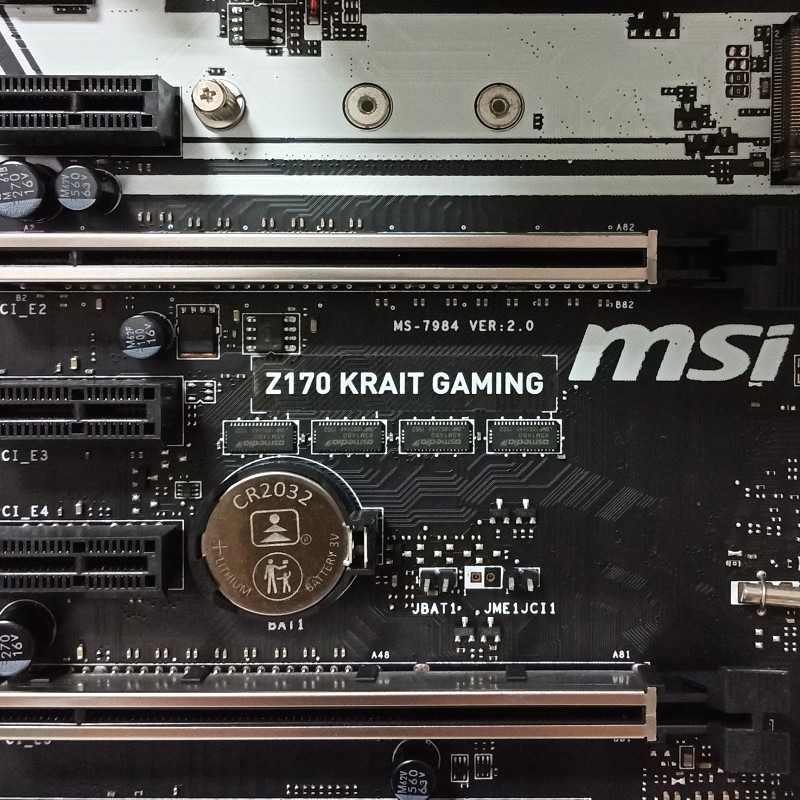 1151腳位 實體拍攝 MSI Z170 KRAIT GAMING + i7-6700 附後擋板/高效能風扇-細節圖5