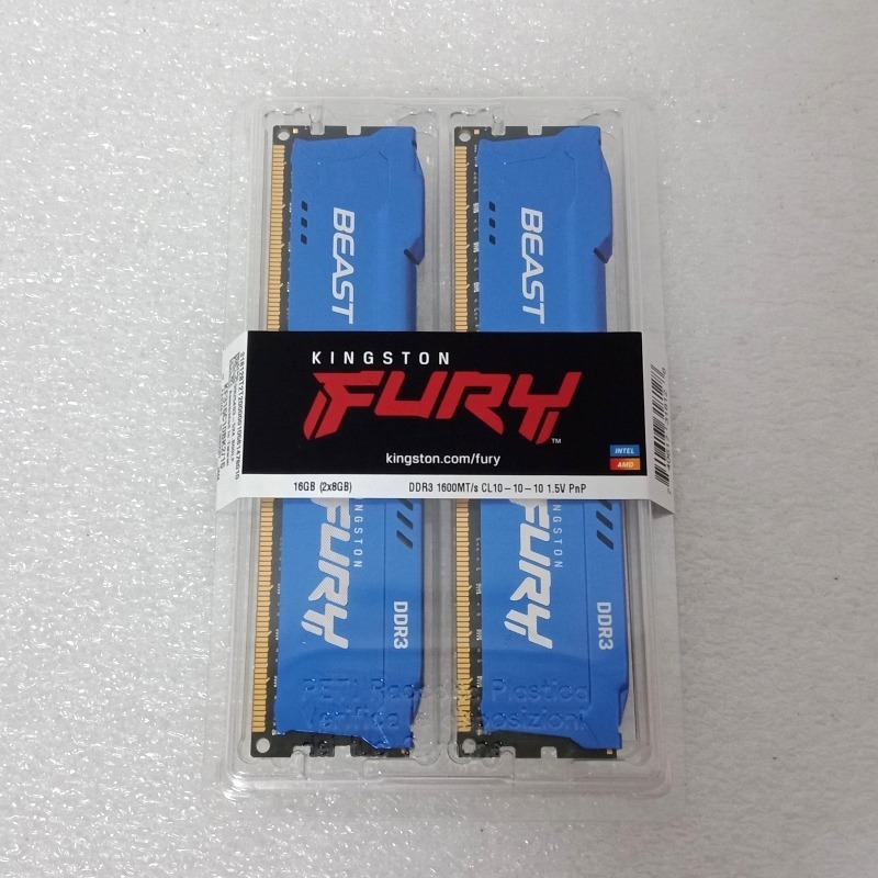 金士頓 全新終保 BEAST FURY 狩獵者-藍 DDR3 KF316C10BK2/16 (8GB x2) 雙通道-細節圖2