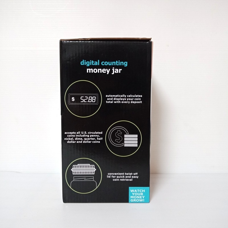 digital counting money jar 自動識幣 計數存錢罐-細節圖5