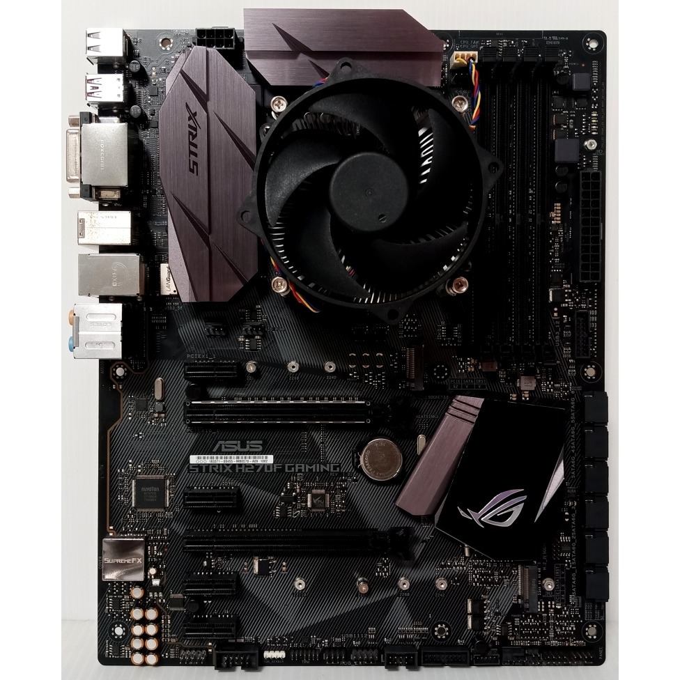 1151腳位 實體拍攝 ASUS STRIX H270F GAMING + I7-7700 + 高效能散熱器/附檔板-細節圖2