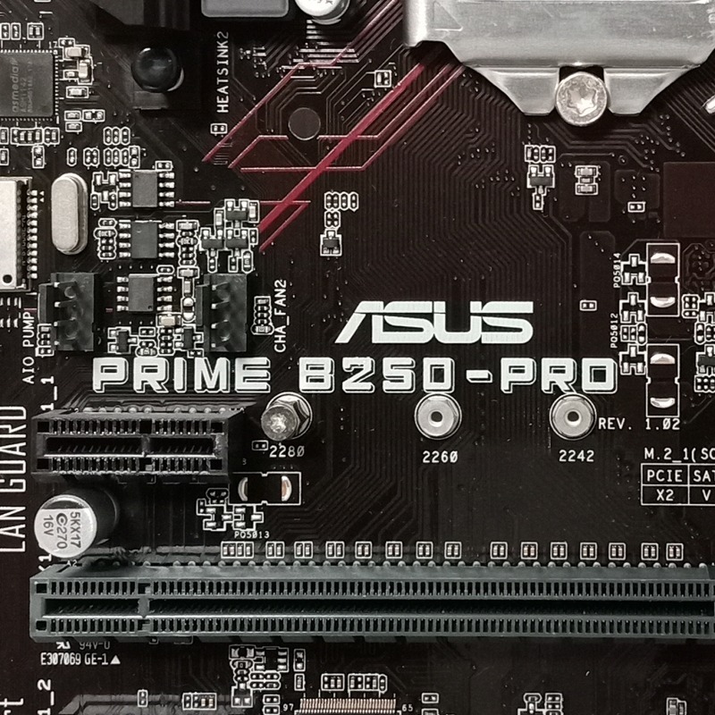 1151腳位 實體拍攝 ASUS PRIME B250-PRO + i5-6500 + 高效能散熱器/附檔板-細節圖5
