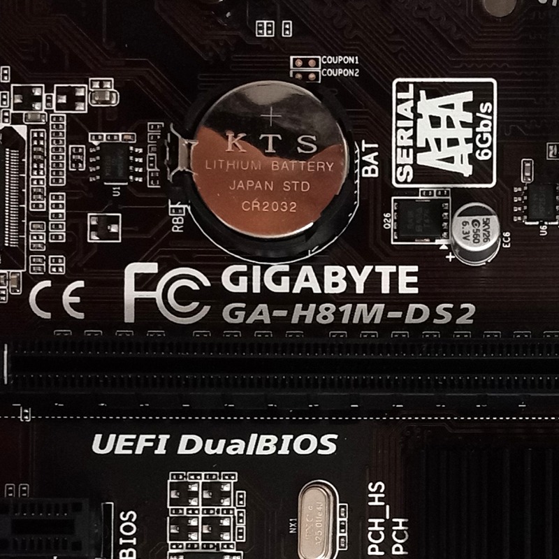 1150腳位 實體拍攝 GIGABYTE GA-H81M-DS2 + E3-1231 V3 + 高效能散熱器/附檔板-細節圖5