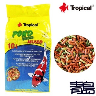 5L/10L/袋裝/桶裝【新莊/五股/青島水族】波蘭Tropical德比克 錦鯉綜合條狀飼料 中大型錦鯉、金魚 袋裝-細節圖6