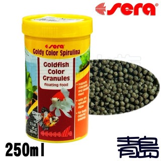 【新莊/五股/青島水族】德國Sera喜瑞 金魚 綠藻增豔顆粒/增豔顆粒飼料 250ml 1000ml 金魚飼料-細節圖5