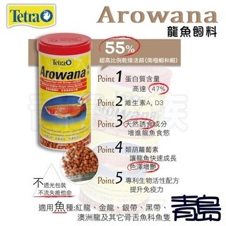 【青島水族】德國Tetra德彩 高營養 龍魚 飼料 新配方 強化嗜口性 1L T182-1-細節圖3