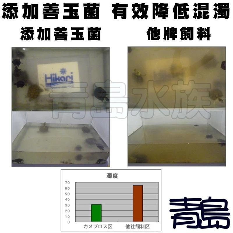 【青島水族】日本Hikari高夠力 善玉菌烏龜飼料 送蟲乾10/20g=適口性S/70G、L/200G 屋頂龜 澤龜-細節圖4