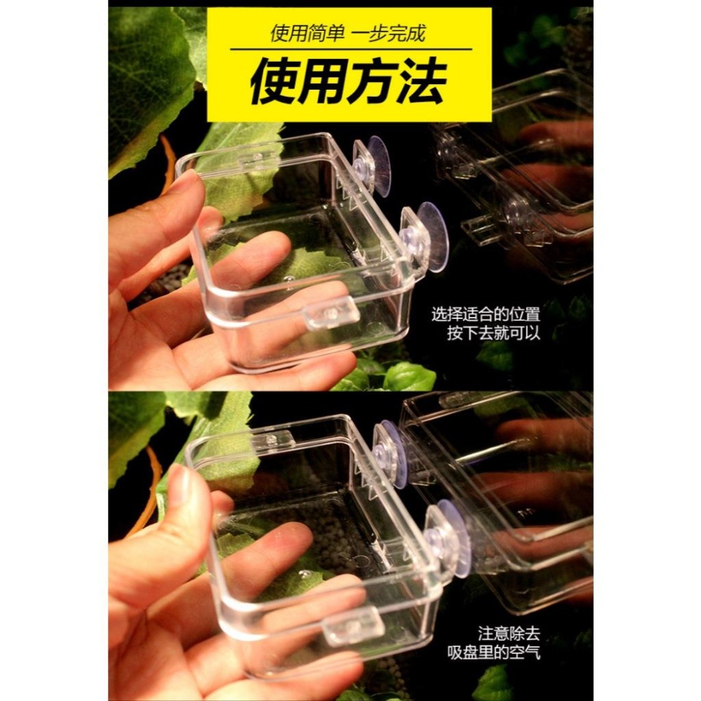 【新莊/五股/青島水族】NOMO諾摩 吸盤 防逃餵食器 守宮餵食 麵包蟲餵食器 老鼠餵食 爬蟲餵食器 餵食盆 飲水盆-細節圖3