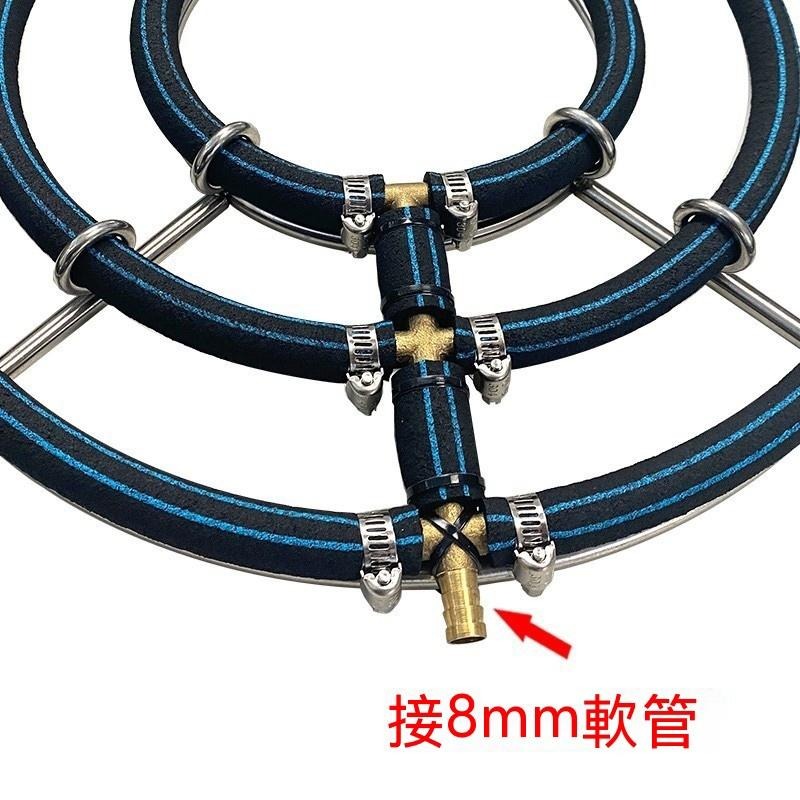 不堵塞/304不銹鋼【新莊/五股/青島】高密度奈米氣泡圈=軟式氣泡條 氣泡石 魚缸.池塘/曝氣盤氣泡盤.水產養殖 不鏽鋼-細節圖5