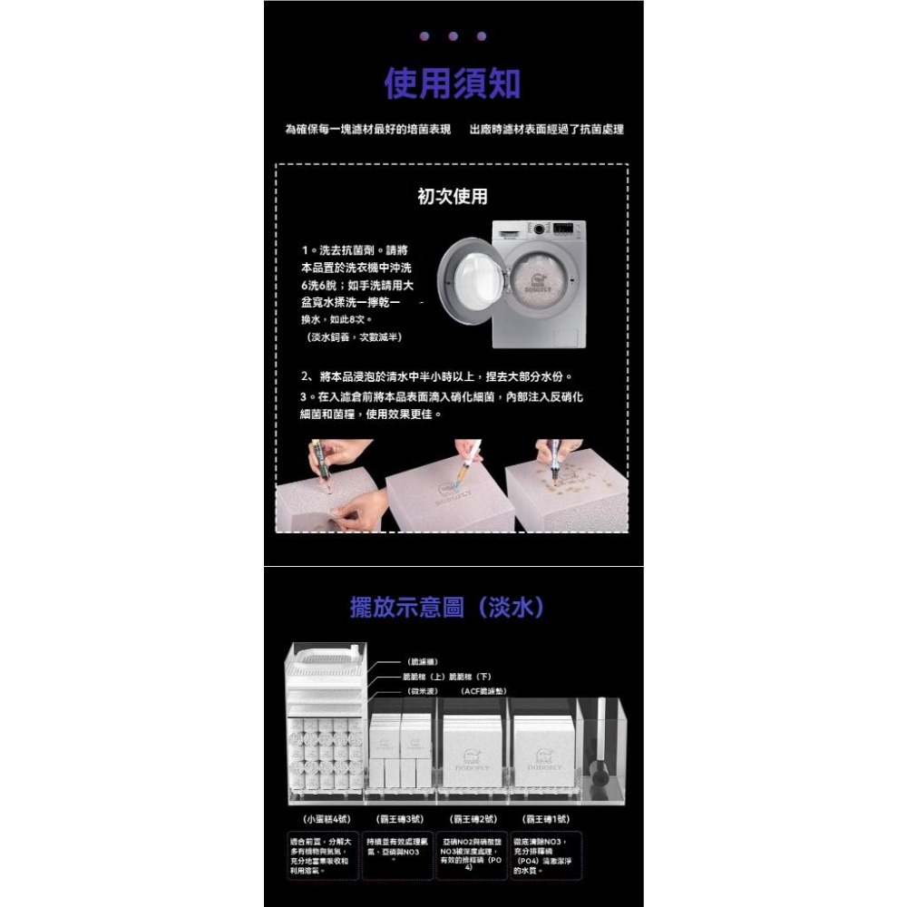 可機洗蛋糕濾材【新莊/五股/青島】嘟嘟飛DODOFLY 5D海霸王 海綿濾材 培菌磚 淡海水 強效培菌 魚缸過濾淨化水質-細節圖9