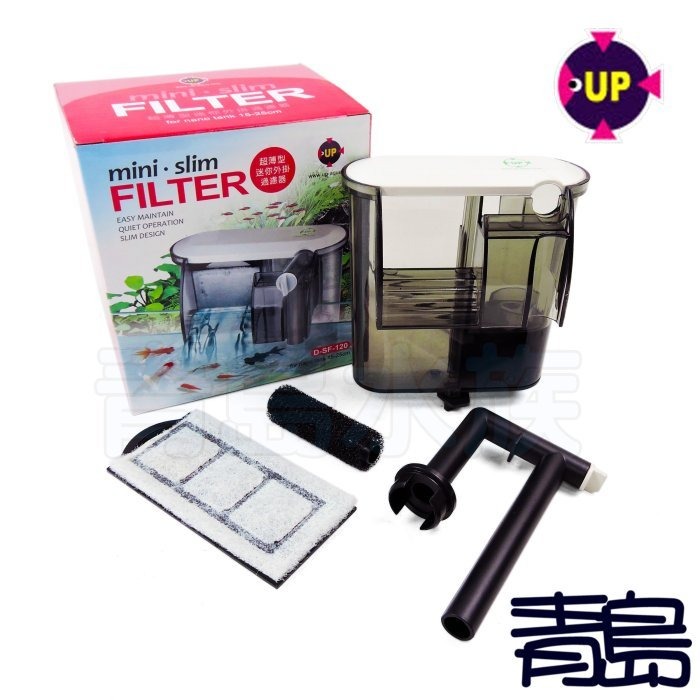 【新莊/五股/青島水族】雅柏 UP 超薄 外掛 過濾器 停電免加水 S M L SF-120 SF-230 SF-500-規格圖4