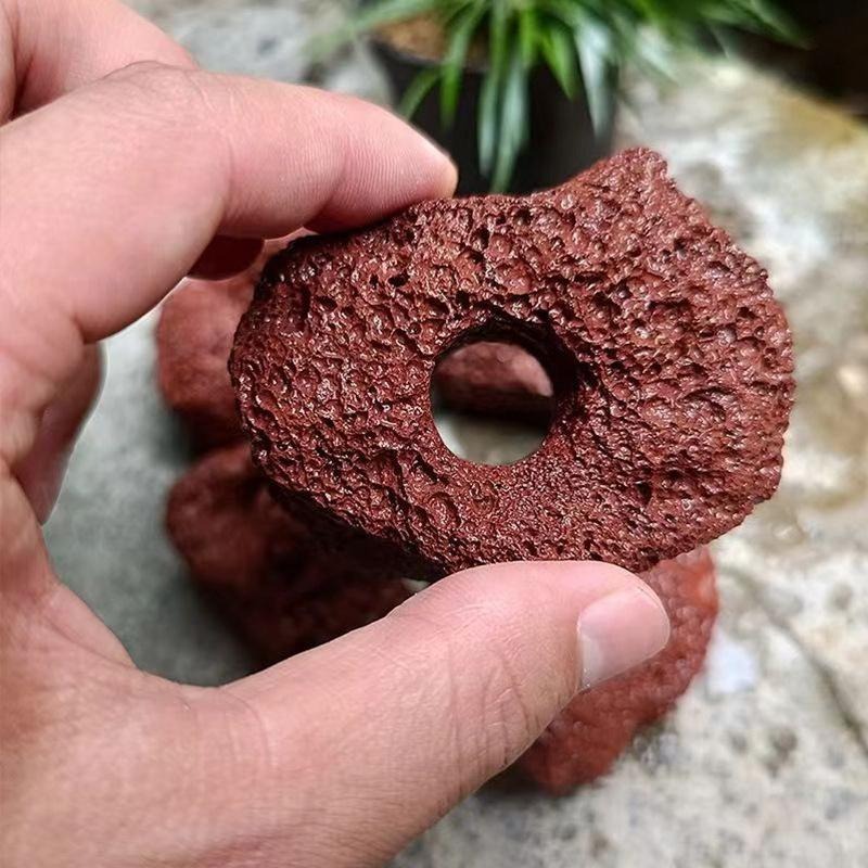 【新莊/五股/青島水族】火山岩 洞穴 孔穴式 多孔可培菌 淨水 硝化 濾材 過濾水族箱魚缸 造景 石頭 底砂 躲藏-細節圖2