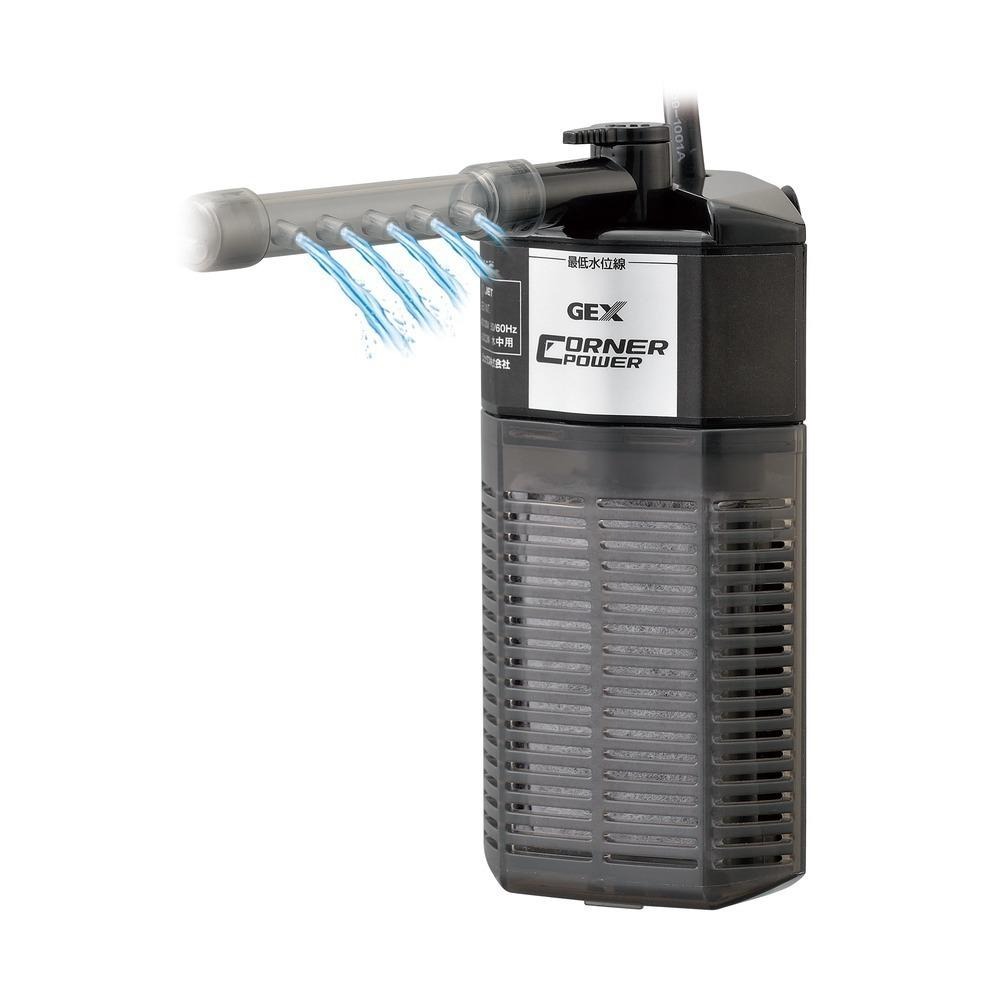 【新莊/五股】日本GEX五味 角落型水中過濾器 F1 F2 烏龜過濾器 低水位過濾器 雨淋 魚缸過濾器 沈水過濾器-細節圖4